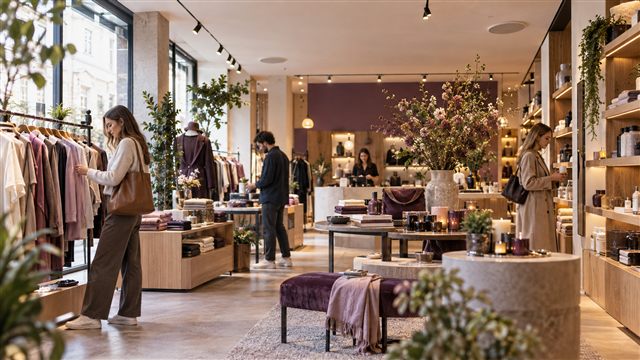 Interior de magazin modern